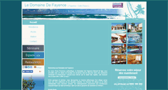 Desktop Screenshot of domainedefayence.com